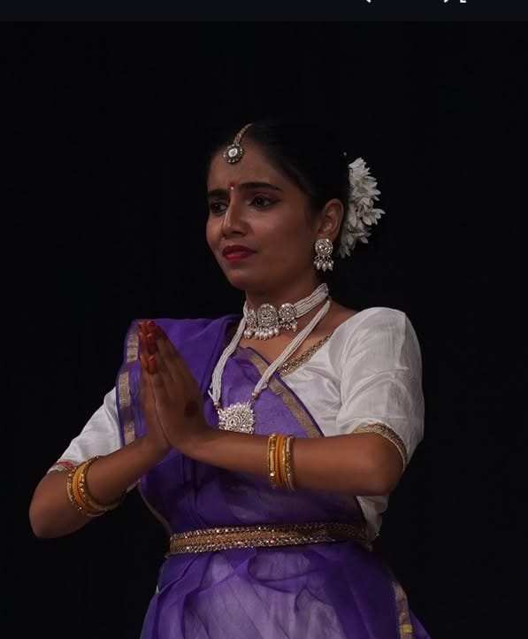 Yashaswee Kavale portrait in traditional mudra pose